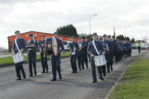 1084 (Market Harborough) Squadron leading the parade