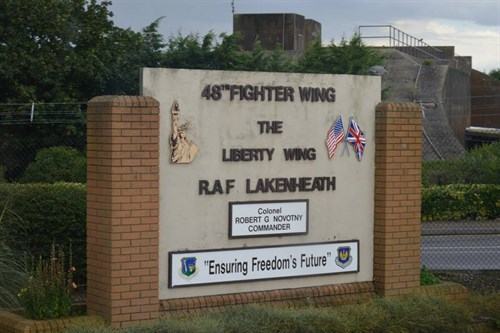 Corby Air Cadets arriving at RAF Lakenheath