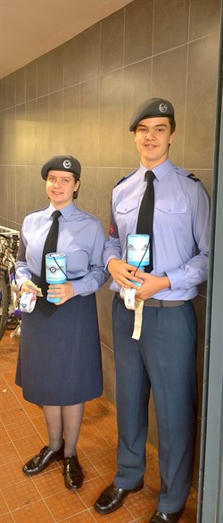 Corby Air Cadets collect for RAFA Wings Appeal 2014