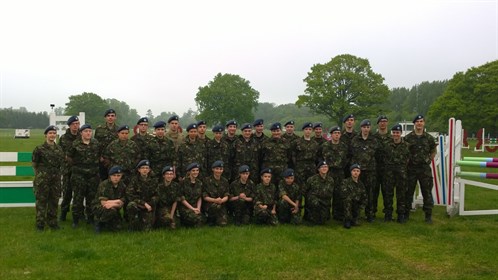 Corby Air Cadets at Rockingham International Horse Trials 2015