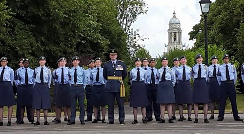 Cpl Pavitt and the ACLC with AVM Turner