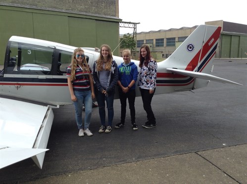 Cadets With The Robin Aircraft