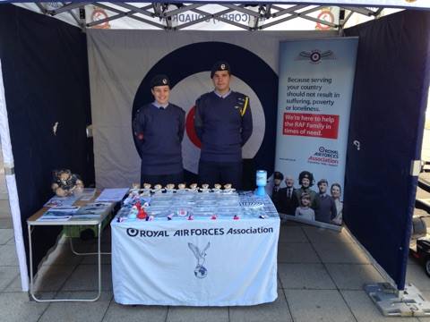 Corby Air Cadets collecting for Wings Appeal 2015