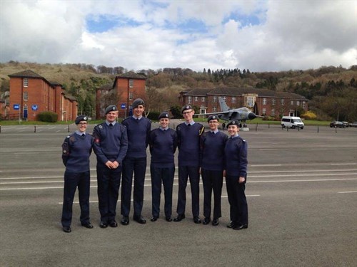 Cpl Eden and other musicians from South and East Midlands Wing