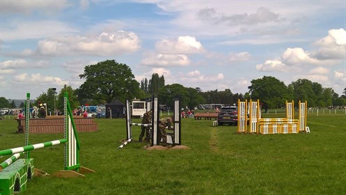 Corby Air Cadets Pole Picking at Rockingham International Horse Trials 2016