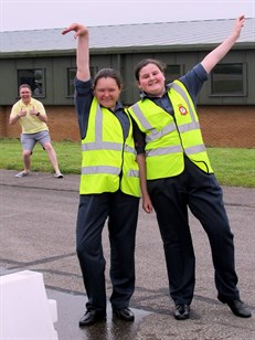 Can you spot Corby Air Cadets CO enjoying his day off