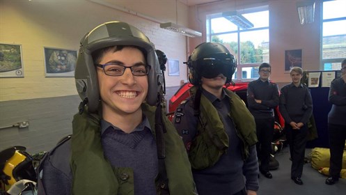 Corby Air Cadets at the Survival Equipment Section