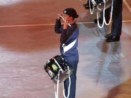 Sgt Hannah Eden Performing At The Tattoo